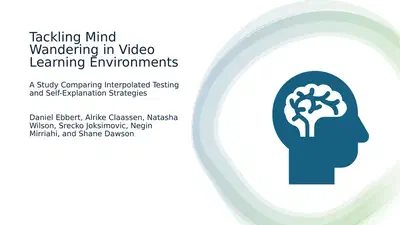 Tackling Mind Wandering in Video Learning Environments: A Study Comparing Interpolated Testing and Self-Explanation Strategies featured image
