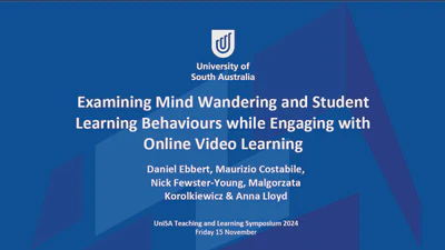 Examining Mind Wandering and Student Learning Behaviors while Engaging with Online Video Learning featured image